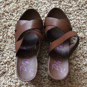 Brown Blowfish Malibu Sandals 6 1/2